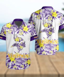 NFL Minnesota Vikings Hawaiian Shirt Special Floral Tropical Team Spirit