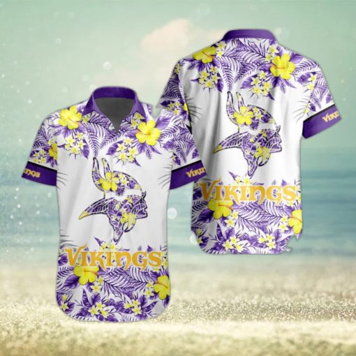 NFL Minnesota Vikings Hawaiian Shirt Special Floral Tropical Team Spirit