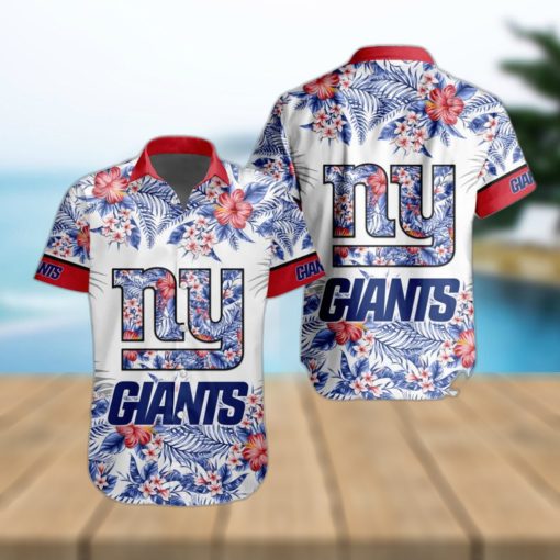 NFL New York Giants Hawaiian Shirt Special Floral Tropical Team Spirit