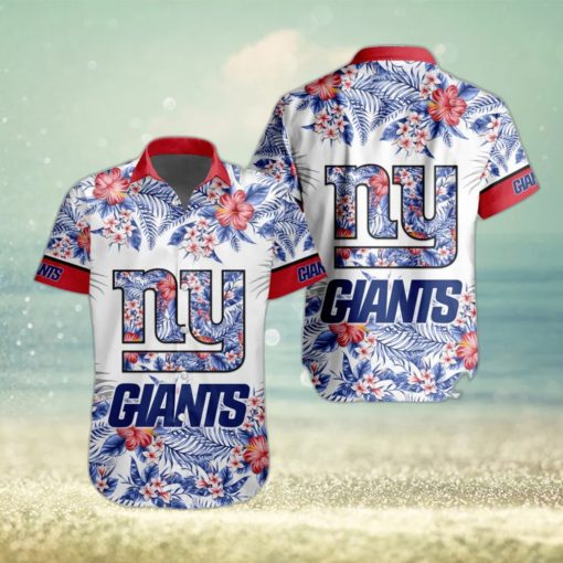 NFL New York Giants Hawaiian Shirt Special Floral Tropical Team Spirit