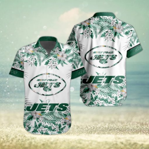 NFL New York Jets Hawaiian Shirt Special Floral Tropical Team Spirit