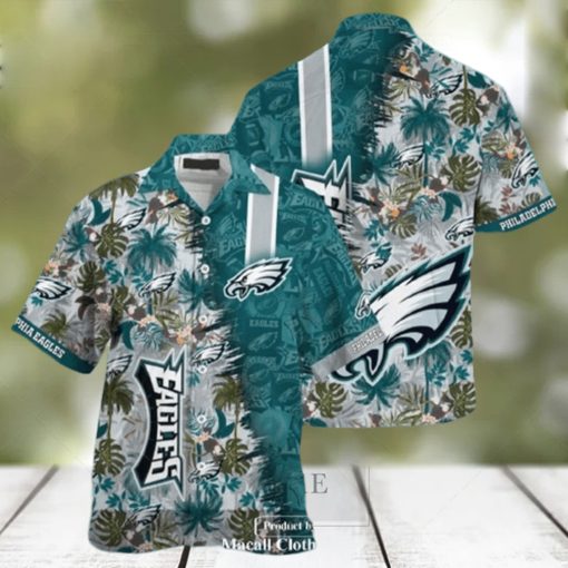 NFL Philadelphia Eagles Hawaiian Shirt Beach Gift For Dad Yl1iS801R