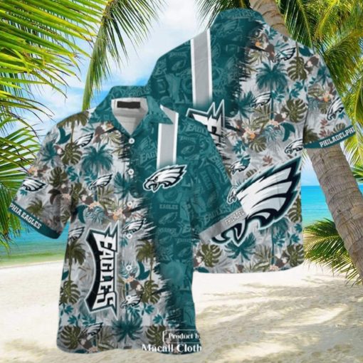 NFL Philadelphia Eagles Hawaiian Shirt Beach Gift For Dad Yl1iS801R