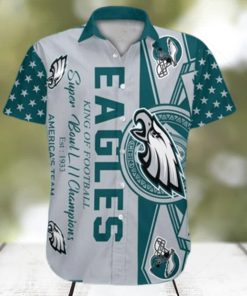 Philadelphia Eagles Hawaiian Shirt 3D, Eagles Super Bowl Gift For