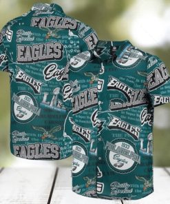 NFL Philadelphia Eagles Hawaiian Shirt Practical Beach Gift