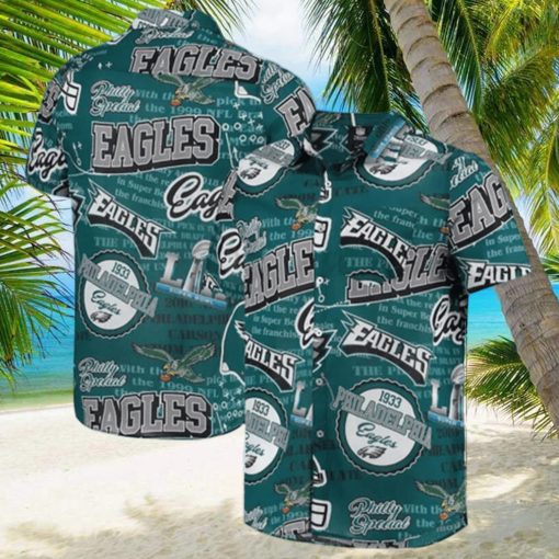 NFL Philadelphia Eagles Hawaiian Shirt Practical Beach Gift