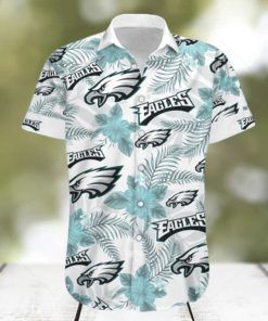Philadelphia Eagles NFL Baseball Tropical Flower Baseball Jersey Shirt