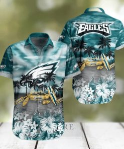 N.F.L.Philadelphia Eagles & Neon Eagles Green Smoking Skull 3D Hoodie All  Over Print Shirt