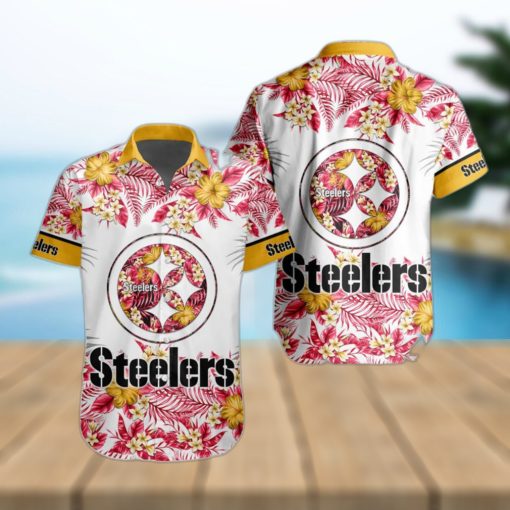 NFL Pittsburgh Steelers Hawaiian Shirt Special Floral Tropical Team Spirit