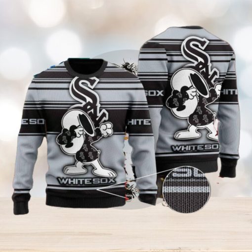 NFL Snoopy Wearing a Chicago White Sox Ugly Christmas Jumper