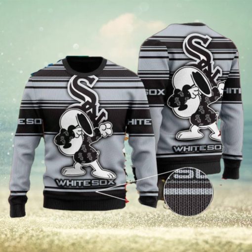 NFL Snoopy Wearing a Chicago White Sox Ugly Christmas Jumper