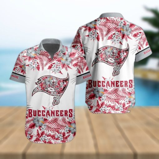 NFL Tampa Bay Buccaneers Hawaiian Shirt Special Floral Tropical Team Spirit