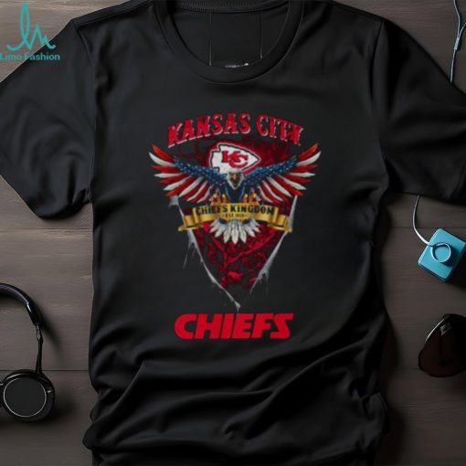 NFL US Eagle Chiefs Kingdom Kansas City Chiefs T Shirt