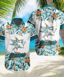 NHL San Jose Sharks Special Tropical Flower Hawaiian Shirt For Fans