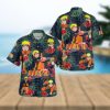 NCAA Kansas Jayhawks Tiki Hippie Hawaiian Shirt The Perfect Summer Vibe For FootBall Fans