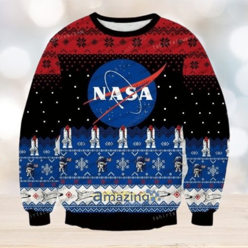 Nasa Logo Ugly Christmas Sweater