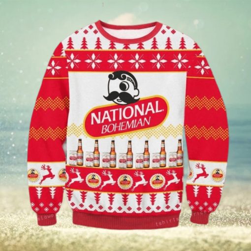 National Bohemian Beer Ugly Christmas Sweater