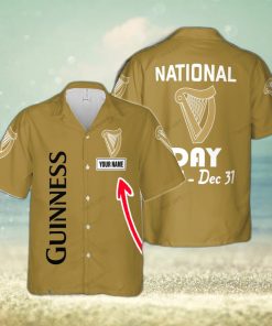 National Guinness Cruise Custom Name Hawaiian Shirt Love Beer Gift