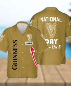 National Guinness Cruise Custom Name Hawaiian Shirt Love Beer Gift