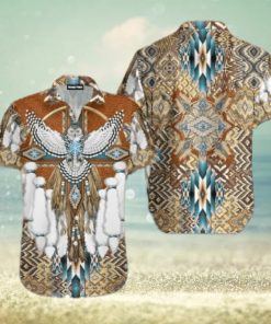 Native Pattern Tropical Hawaiian ShirtBest Gift For Men Women