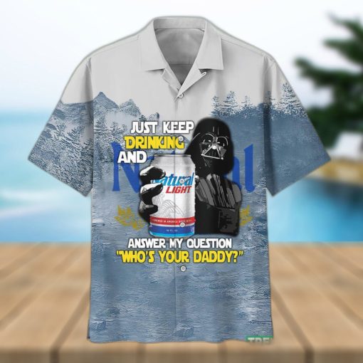 Natural Light Just Keep Drinking Father’s Day Hawaii Shirt Gift For Men And Women