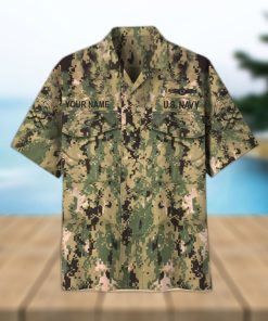 Navy 2 Custom Name US Veteran Hawaii Shirt Gift For Men And Women