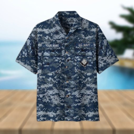 Navy Custom Name US Veteran Hawaii Shirt Gift For Men And Women