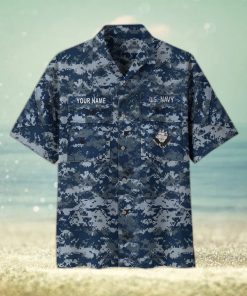 Navy Custom Name US Veteran Hawaii Shirt Gift For Men And Women