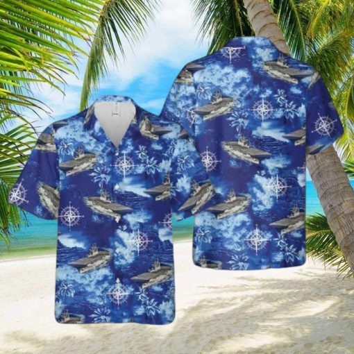 Navy Uss America  lha 6  Hawaiian Shirt