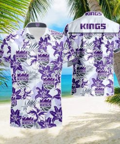 Nba Sacramento Kings Hawaiian Shirt   Short