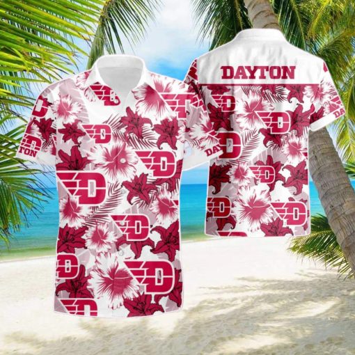 Ncaa Dayton Flyers Hawaiian Shirt   Short