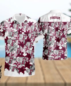 Ncaa Fordham Rams Hawaiian Shirt And Short Set Gift Men Women