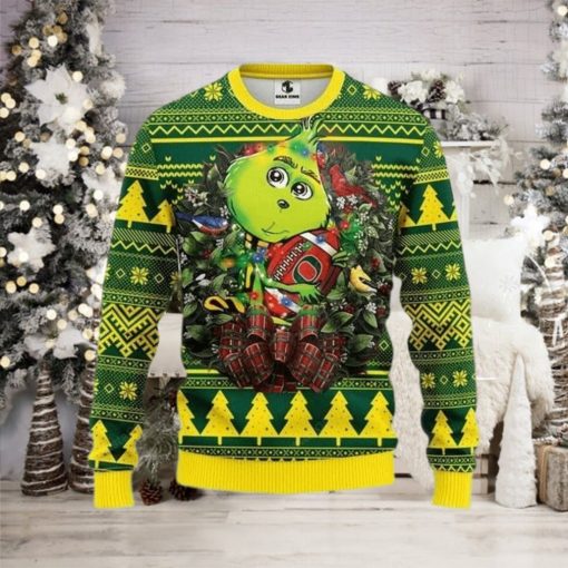 Ncaa Oregon Ducks Grinch Hug Ugly Christmas Sweater, All Over Print Sweatshirt, Ugly Sweater, Christmas Sweaters, Hoodie, Sweater