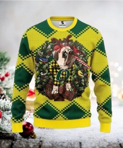 Ncaa Oregon Ducks Pug Dog Ugly Christmas Sweater, All Over Print Sweatshirt, Ugly Sweater, Christmas Sweaters, Hoodie, Sweater