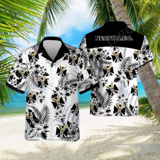 Neath FC Cymru Premier Hawaiian Shirt