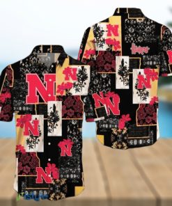 Nebraska Cornhuskers Map US Pattern Hawaiian Shirt Short Sleeve For Men And Women