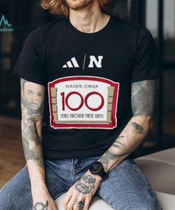 Nebraska Huskers adidas Memorial Stadium 100th Anniversary Sideline Strategy Fresh T Shirt