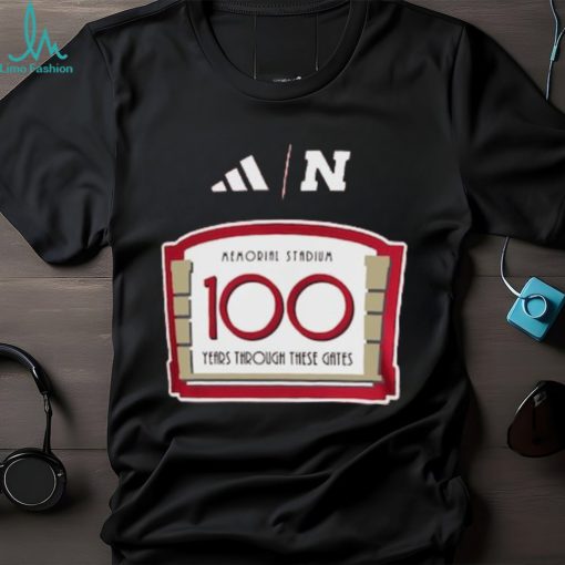 Nebraska Huskers adidas Memorial Stadium 100th Anniversary Sideline Strategy Fresh T Shirt