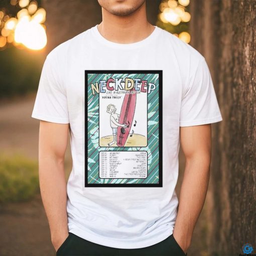 Neck Deep Tour September 2023 Poster Shirt