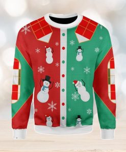 Nell’s Snowmen On The Kelly Clarkson Show Ugly Christmas Sweater Xmas Gift Men And Women Christmas Sweater