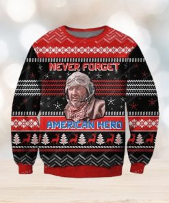 Never Forget American Hero Knitting Pattern For Womens Ugly Sweater