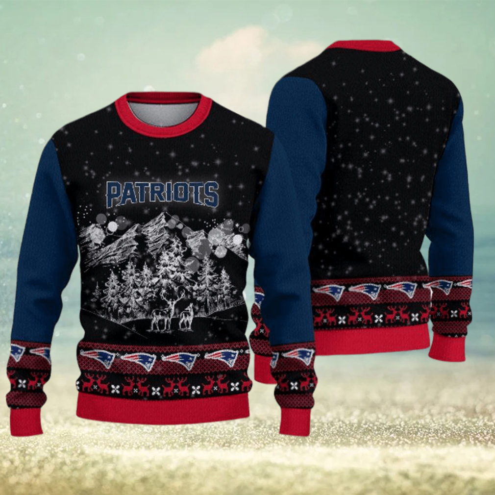 New England Patriots Womens Christmas Sweater