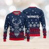 Chicago Bears Fans Skull Fabric Knitted Christmas Sweater