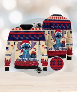 New England Patriots NFL Stitch New Ugly Christmas Sweater For Men And Women Gift Fans