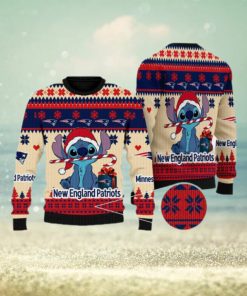 New England Patriots NFL Stitch New Ugly Christmas Sweater For Men And Women Gift Fans