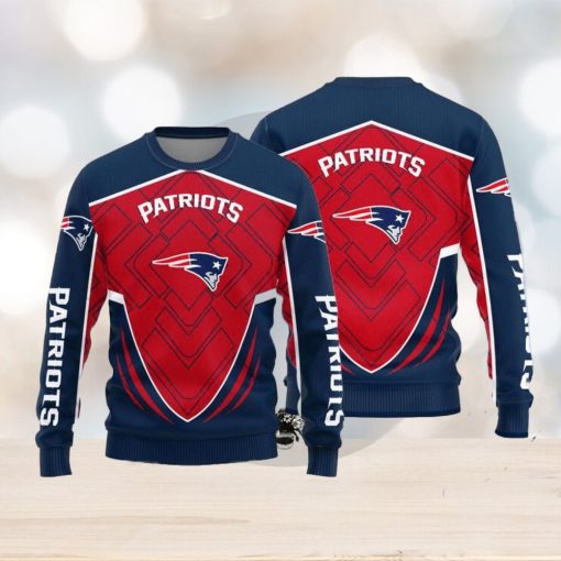 New England Patriots Ugly Christmas Sweater For Fans