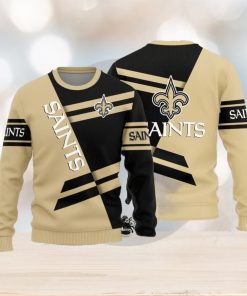 New Orleans Saints Basic Pattern Ugly Christmas Sweater