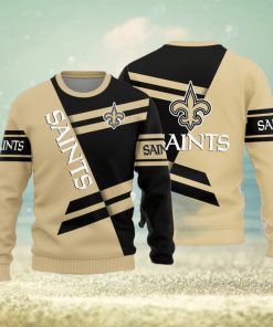 New Orleans Saints Basic Pattern Ugly Christmas Sweater