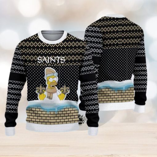 New Orleans Saints Ugly Christmas Sweater Simpson Knitted Men And Women Gift For Fans