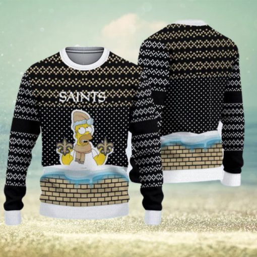 New Orleans Saints Ugly Christmas Sweater Simpson Knitted Men And Women Gift For Fans